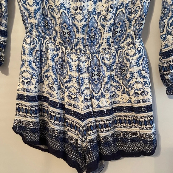 Elevenses (Anthropologie) Basia Romper - Picture 6 of 6